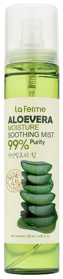 Успокаивающий спрей FarmStay c экстрактом алоэ, 120мл
Успокаивающий спрей FarmStay c экстрактом алоэ, 120мл