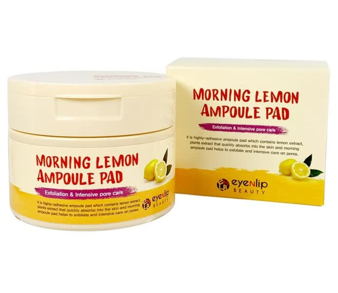 Пады пропитанные эссенцией MORNING LEMON AMPOULE PAD 120ml (100 pcs)
Пады пропитанные эссенцией MORNING LEMON AMPOULE PAD 120ml (100 pcs)