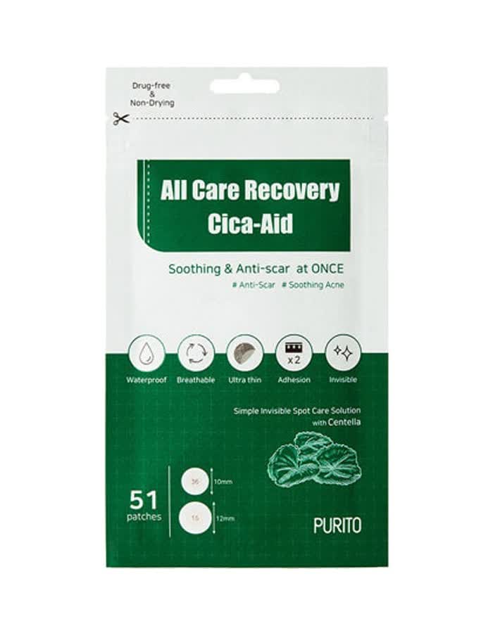 Патчи для проблемной кожи PURITO All Care Recovery Cica-Aid 51шт
Патчи для проблемной кожи PURITO All Care Recovery Cica-Aid 51шт