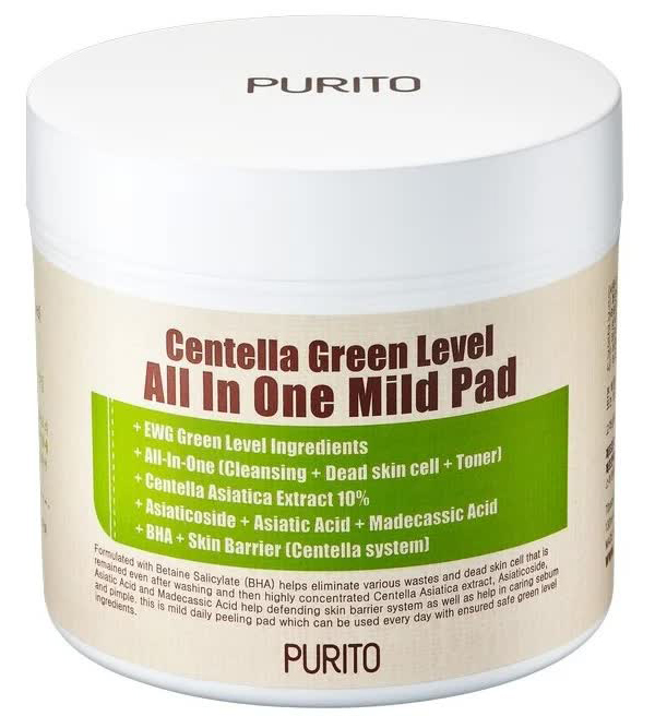 Пэды PURITO Centella Green Level All In One Mild Pad
Пэды PURITO Centella Green Level All In One Mild Pad