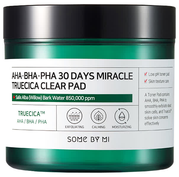 Диски для лица очищающие с кислотами Some By Mi AHABHAPHA 30 Days Miracle Truecica Clear Pad, 70шт, 125 мл
Диски для лица очищающие с кислотами Some By Mi AHABHAPHA 30 Days Miracle Truecica Clear Pad, 70шт, 125 мл