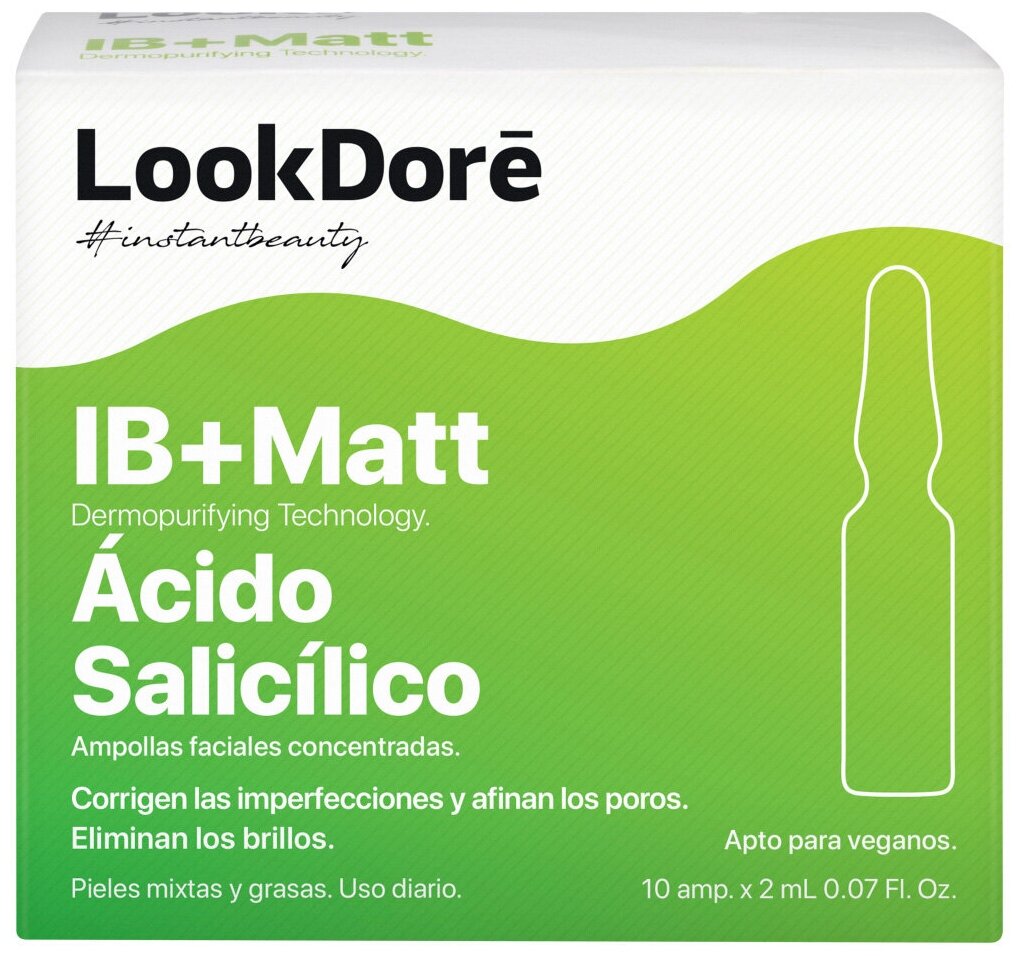 Концентрированная сыворотка Lookdore IB+Matt для проблемной кожи 10x2ml
Концентрированная сыворотка Lookdore IB+Matt для проблемной кожи 10x2ml