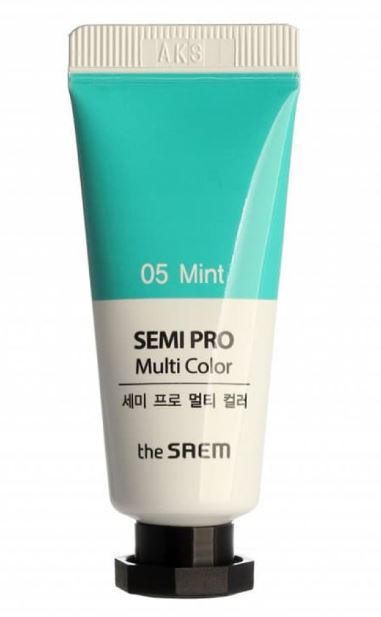 Универсальный цветной пигмент The Saem Semi Pro Multi Color 05 Mint 5мл
Универсальный цветной пигмент The Saem Semi Pro Multi Color 05 Mint 5мл