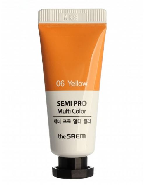 Универсальный цветной пигмент The Saem Semi Pro Multi Color 06 Yellow 5мл
Универсальный цветной пигмент The Saem Semi Pro Multi Color 06 Yellow 5мл