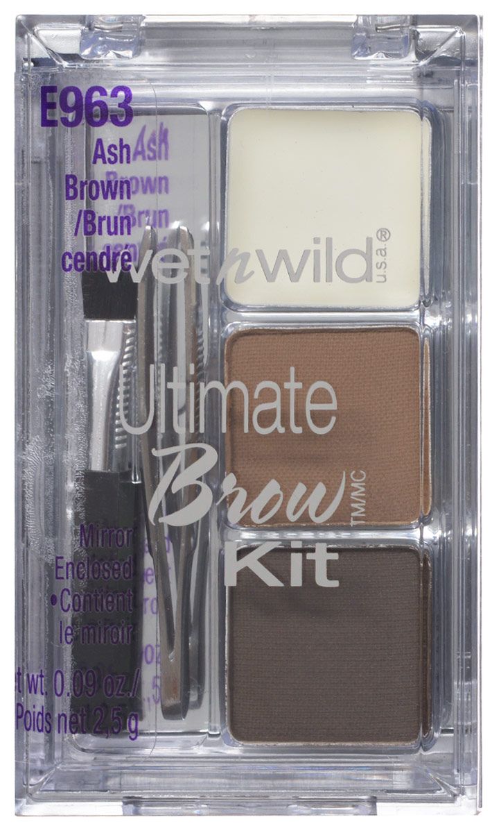 Набор для бровей Wet n Wild Ultimate Brow Kit E963 ash brown
Набор для бровей Wet n Wild Ultimate Brow Kit E963 ash brown