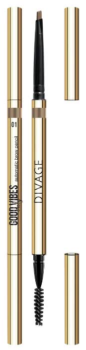 Карандаш для бровей автоматический Divage Gvo Eyebrow Pencil Good Vibes Only № 01
Карандаш для бровей автоматический Divage Gvo Eyebrow Pencil Good Vibes Only № 01