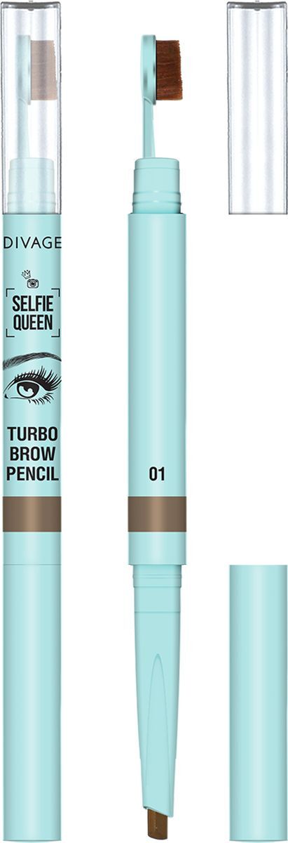 Карандаш Для Бровей Divage TURBO Selfie Queen № 01
Карандаш Для Бровей Divage TURBO Selfie Queen № 01