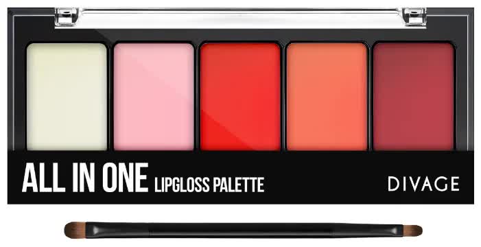 Палетка блесков для губ Divage All in One № 01
Палетка блесков для губ Divage All in One № 01