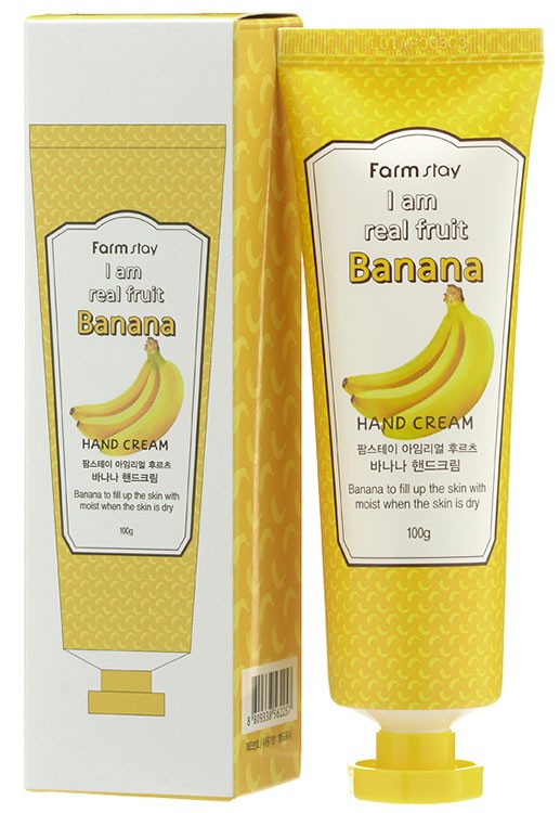 Крем для рук с экстрактом банана FarmStay I Am Real Fruit Banana Hand Cream, 100гр
Крем для рук с экстрактом банана FarmStay I Am Real Fruit Banana Hand Cream, 100гр