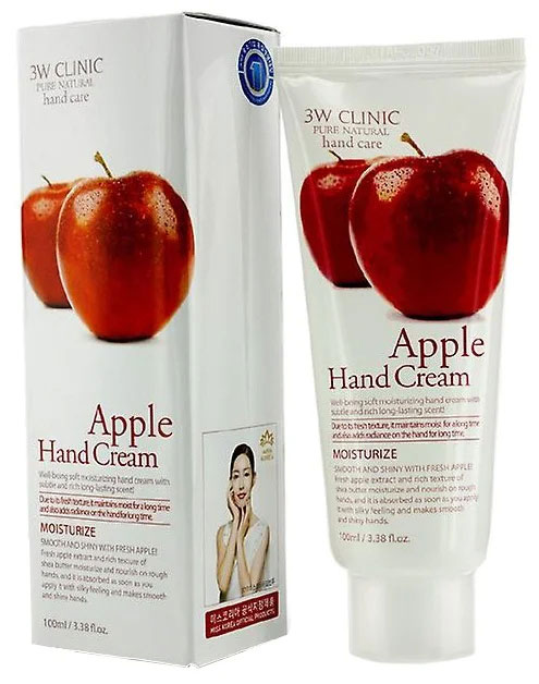 Крем для рук увлажняющий 3W Clinic Apple Hand Cream, 100 мл
Крем для рук увлажняющий 3W Clinic Apple Hand Cream, 100 мл