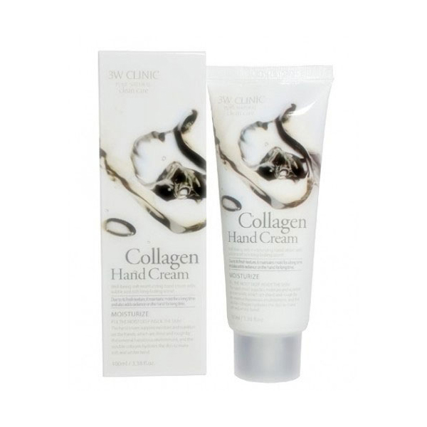 Крем для рук увлажняющий 3W Clinic Collagen Hand Cream, 100 мл
Крем для рук увлажняющий 3W Clinic Collagen Hand Cream, 100 мл