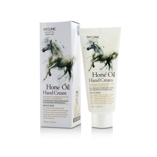 Крем для рук увлажняющий 3W Clinic Horse Oil Hand Cream, 100 мл
Крем для рук увлажняющий 3W Clinic Horse Oil Hand Cream, 100 мл