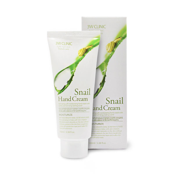 Крем для рук увлажняющий 3W Clinic Snail Hand Cream, 100 мл
Крем для рук увлажняющий 3W Clinic Snail Hand Cream, 100 мл