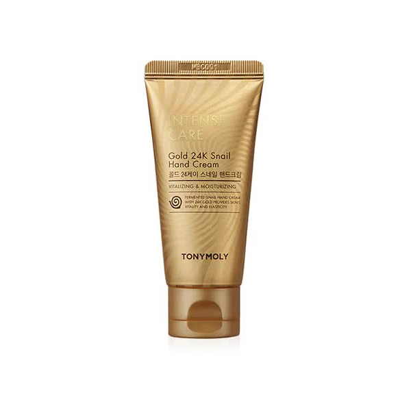 TONYMOLY Крем для рук с муцином улитки и коллоидным золотом INTENSE CARE Gold 24K Snail Hand Cream, 60мл
TONYMOLY Крем для рук с муцином улитки и коллоидным золотом INTENSE CARE Gold 24K Snail Hand Cream, 60мл