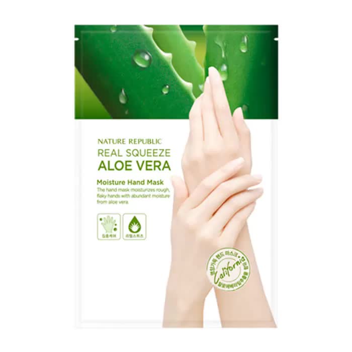 Маска для рук с экстрактом алоэ Nature Republic Real Squeeze Aloe Vera Moisture Hand Mask 14 мл
Маска для рук с экстрактом алоэ Nature Republic Real Squeeze Aloe Vera Moisture Hand Mask 14 мл
