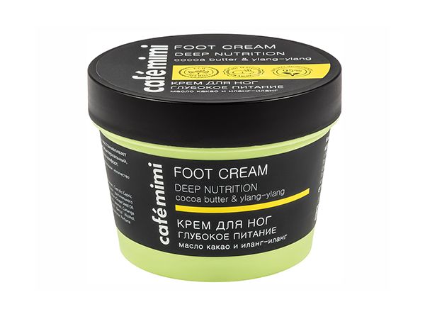 Крем для ног Cafemimi Глубокое питание масло какао и иланг-иланг 110 г
Крем для ног Cafemimi Глубокое питание масло какао и иланг-иланг 110 г
