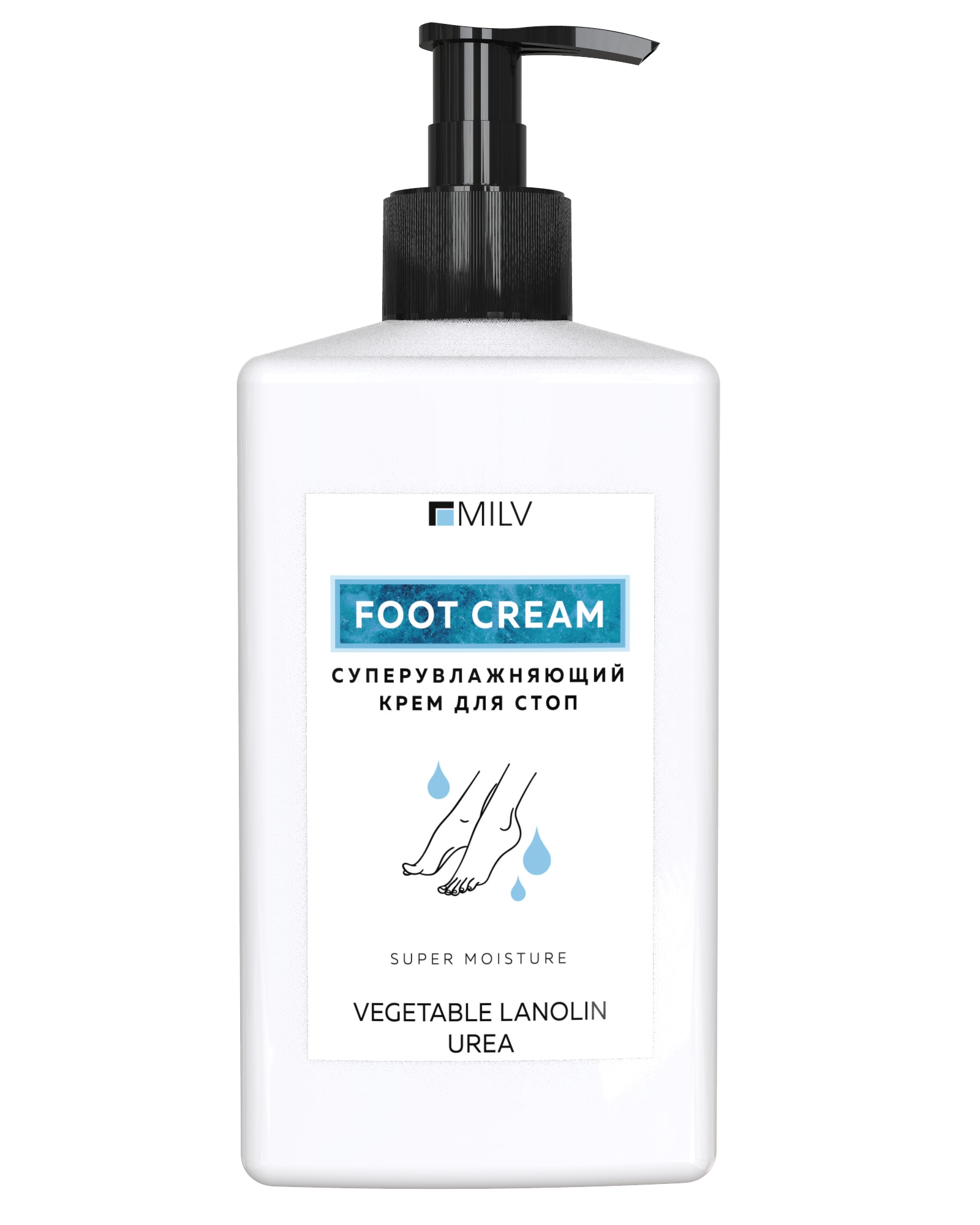 Крем для стоп Milv Суперувлажняющий 340мл
Крем для стоп Milv Суперувлажняющий 340мл