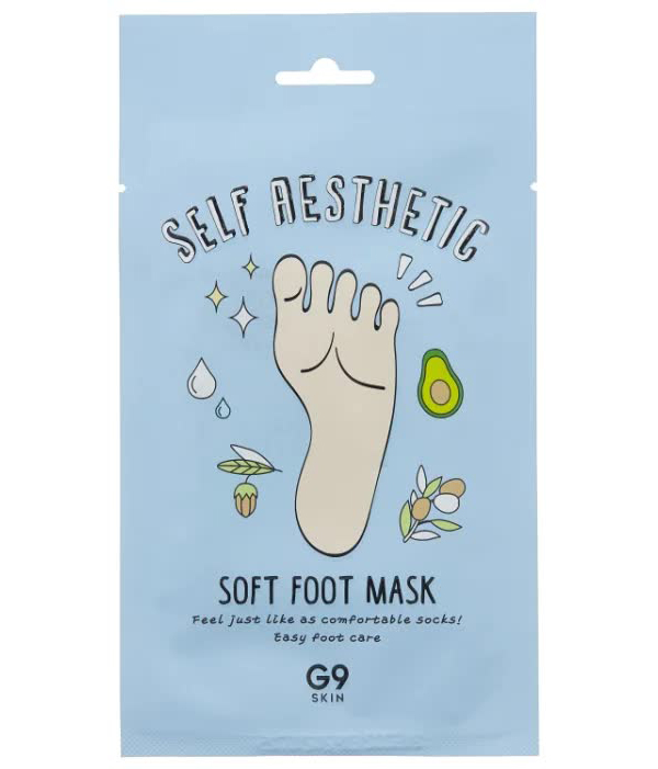 Маска для ног G9SKIN Self Aesthetic Soft Foot Mask 12мл
Маска для ног G9SKIN Self Aesthetic Soft Foot Mask 12мл