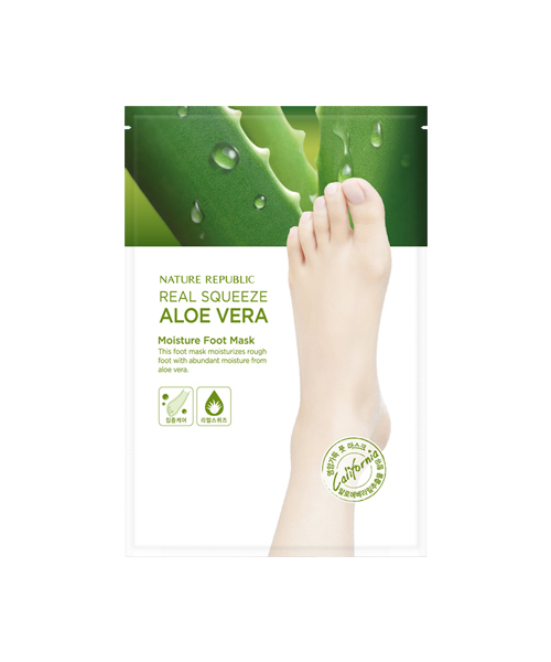 Маска для ног увлажняющая Nature Republic Real Squeeze Aloe Vera Moisture Foot Mask (R) 16 мл
Маска для ног увлажняющая Nature Republic Real Squeeze Aloe Vera Moisture Foot Mask (R) 16 мл