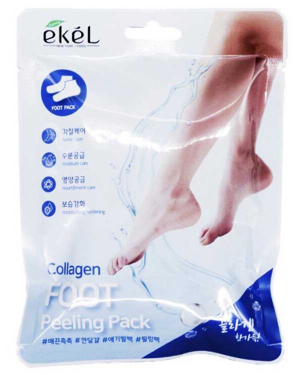 EKEL Маска-эксфолиант для ног с коллагеном COLLAGEN FOOT PEELING PACK, 40 г
EKEL Маска-эксфолиант для ног с коллагеном COLLAGEN FOOT PEELING PACK, 40 г