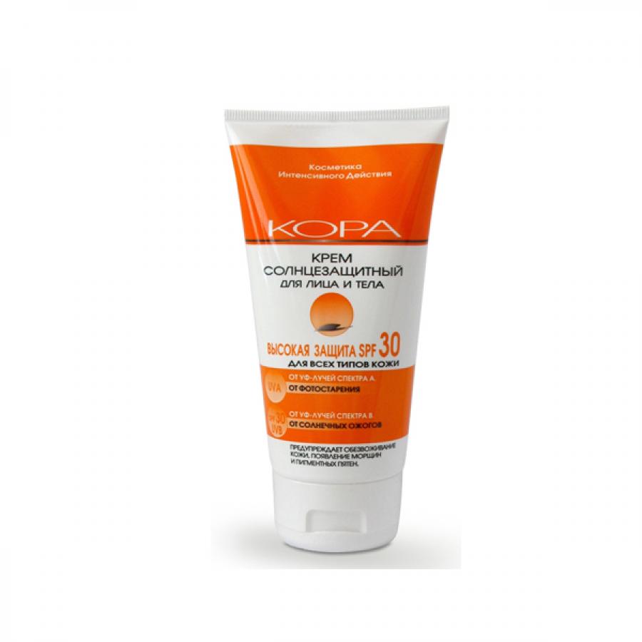 Солнцезащитный крем для лица и тела SPF30 Кора, 150 мл
Солнцезащитный крем для лица и тела SPF30 Кора, 150 мл