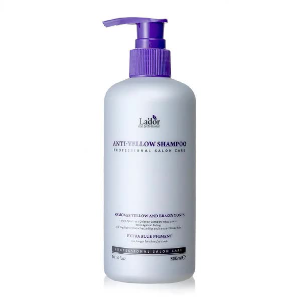 Шампунь оттеночный против желтизны волос La'dor Anti-Yellow Shampoo, 300мл
Шампунь оттеночный против желтизны волос La'dor Anti-Yellow Shampoo, 300мл
