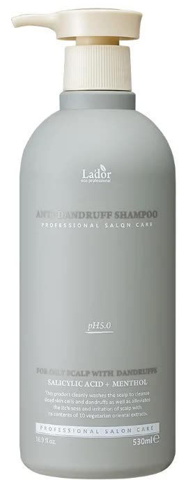 Слабокислотный шампунь против перхоти La'dor Anti Dandruff Shampoo
Слабокислотный шампунь против перхоти La'dor Anti Dandruff Shampoo