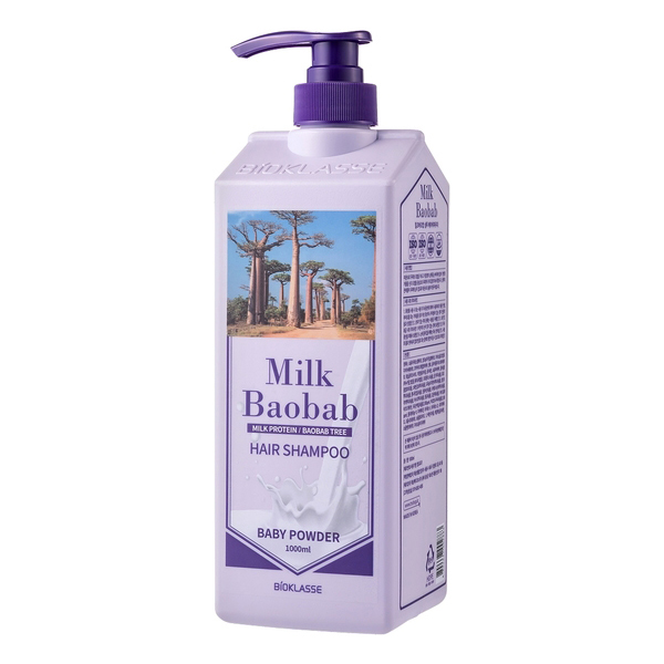 Шампунь для волос MilkBaobab Original Shampoo Baby Powder 1000мл
Шампунь для волос MilkBaobab Original Shampoo Baby Powder 1000мл