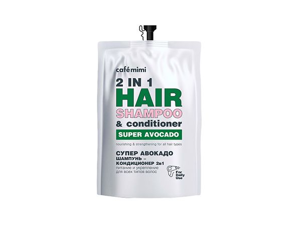 Шампунь-кондиц для волос 2в1 Cafemimi SUPER FRUIT Супер Авокадо питание и укрепл 450 мл (дой-пак)
Шампунь-кондиц для волос 2в1 Cafemimi SUPER FRUIT Супер Авокадо питание и укрепл 450 мл (дой-пак)