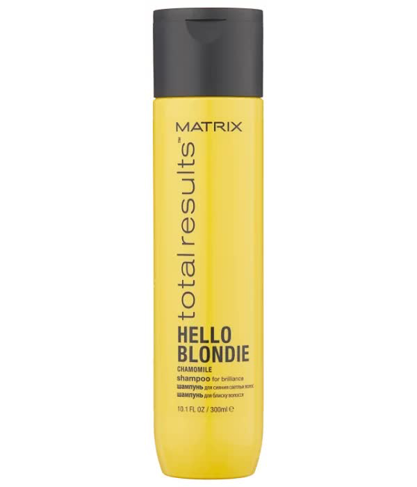 Шампунь MATRIX Total Results HELLO BLONDIE для сияния светлых волос, 300 мл
Шампунь MATRIX Total Results HELLO BLONDIE для сияния светлых волос, 300 мл