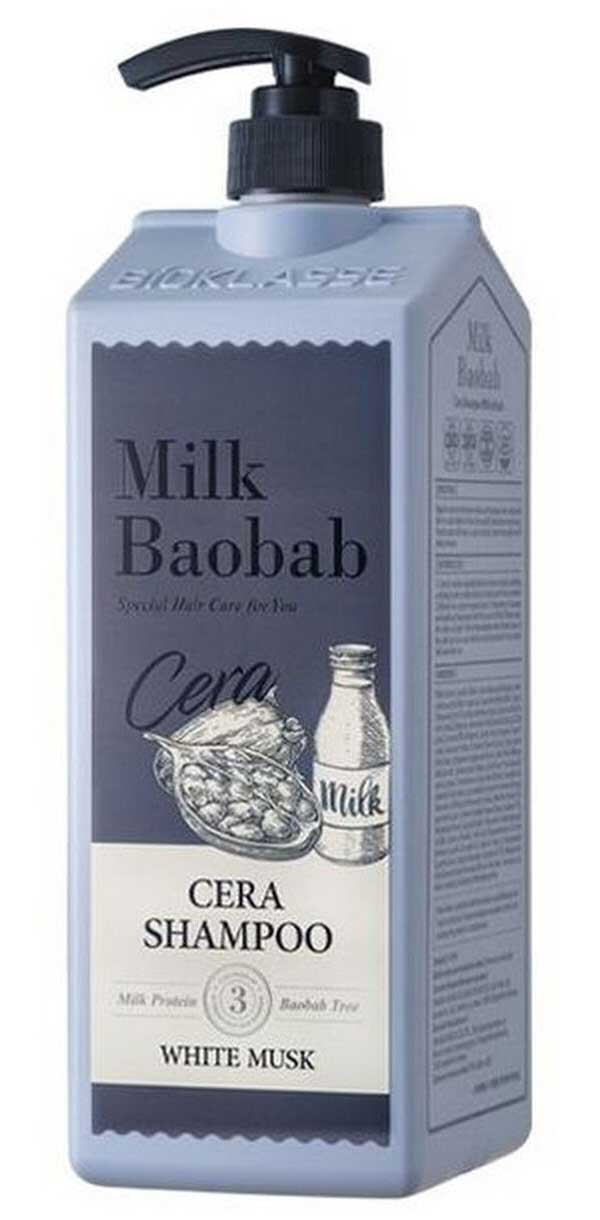 Шампунь MilkBaobab Cera Shampoo White Musk 1200ml
Шампунь MilkBaobab Cera Shampoo White Musk 1200ml
