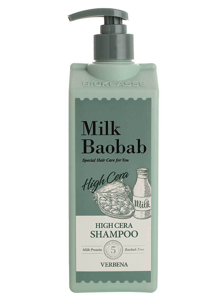 Шампунь MilkBaobab High Cera Shampoo Verbena 500ml
Шампунь MilkBaobab High Cera Shampoo Verbena 500ml