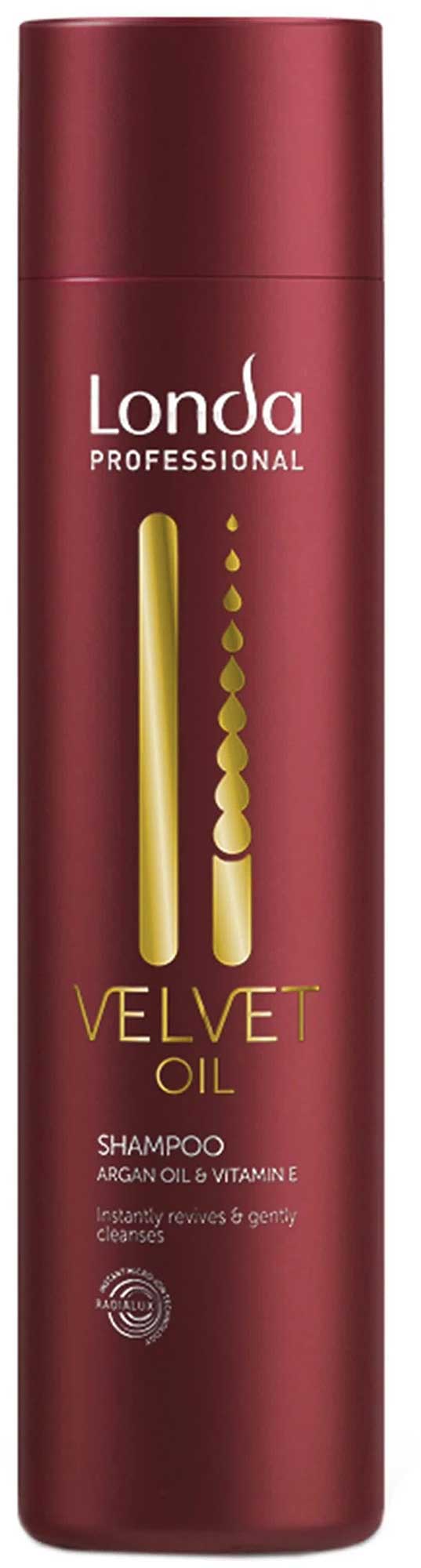 Шампунь Londa Professional Velvet Oil с аргановым маслом 250мл
Шампунь Londa Professional Velvet Oil с аргановым маслом 250мл