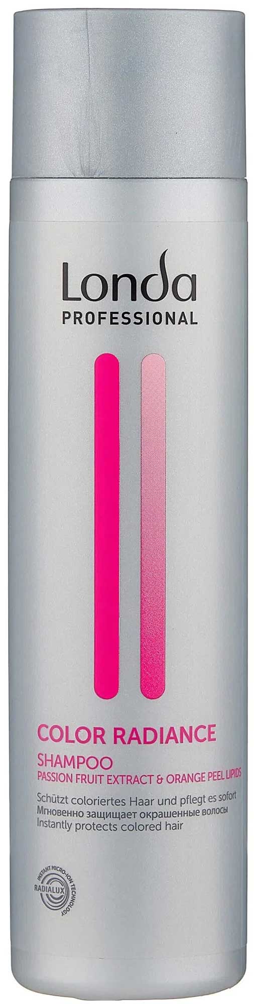 Шампунь Londa Professional Color Radiance для окрашенных волос 250
Шампунь Londa Professional Color Radiance для окрашенных волос 250