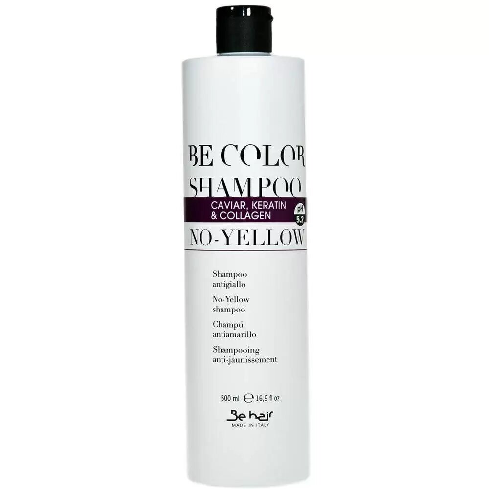 Шампунь Be Hair BeColor No Yellow Shampoo 500 мл
Шампунь Be Hair BeColor No Yellow Shampoo 500 мл