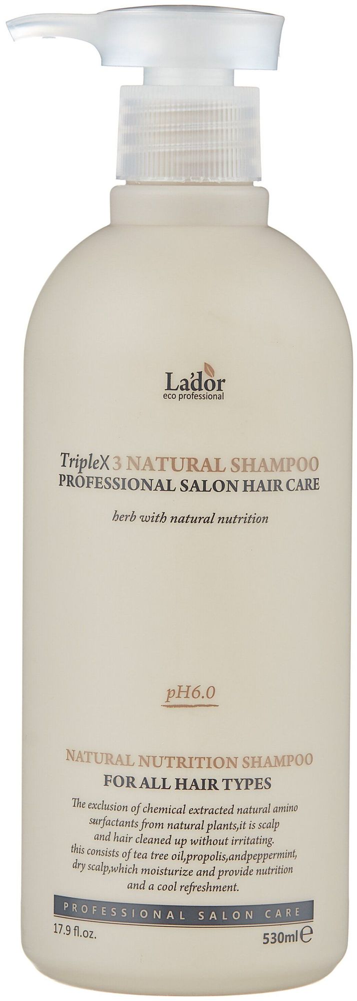 Шампунь с натуральными ингредиентами Lador Triplex Natural Shampoo 530мл
Шампунь с натуральными ингредиентами Lador Triplex Natural Shampoo 530мл
