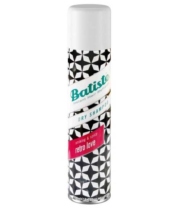 Сухой шампунь для волос Batiste RETRO LOVE 200 мл
Сухой шампунь для волос Batiste RETRO LOVE 200 мл