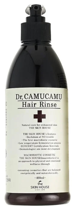 Лечебный бальзам для волос The Skin House Dr.Camucamu Hair Rinse, 400мл
Лечебный бальзам для волос The Skin House Dr.Camucamu Hair Rinse, 400мл