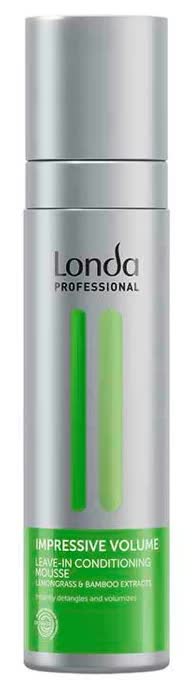 Несмываемый мусс-кондиционер Londa Professional Impressive Volume для придания объема 200
Несмываемый мусс-кондиционер Londa Professional Impressive Volume для придания объема 200