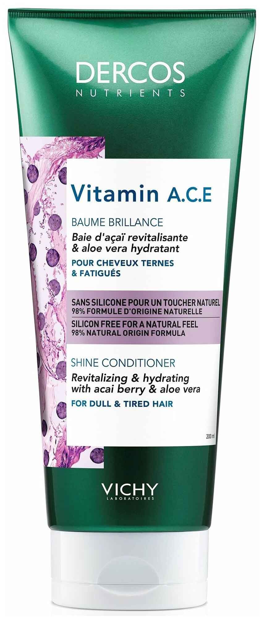 Кондиционер для блеска волос Vichy Nutrients Vitamin 200мл
Кондиционер для блеска волос Vichy Nutrients Vitamin 200мл