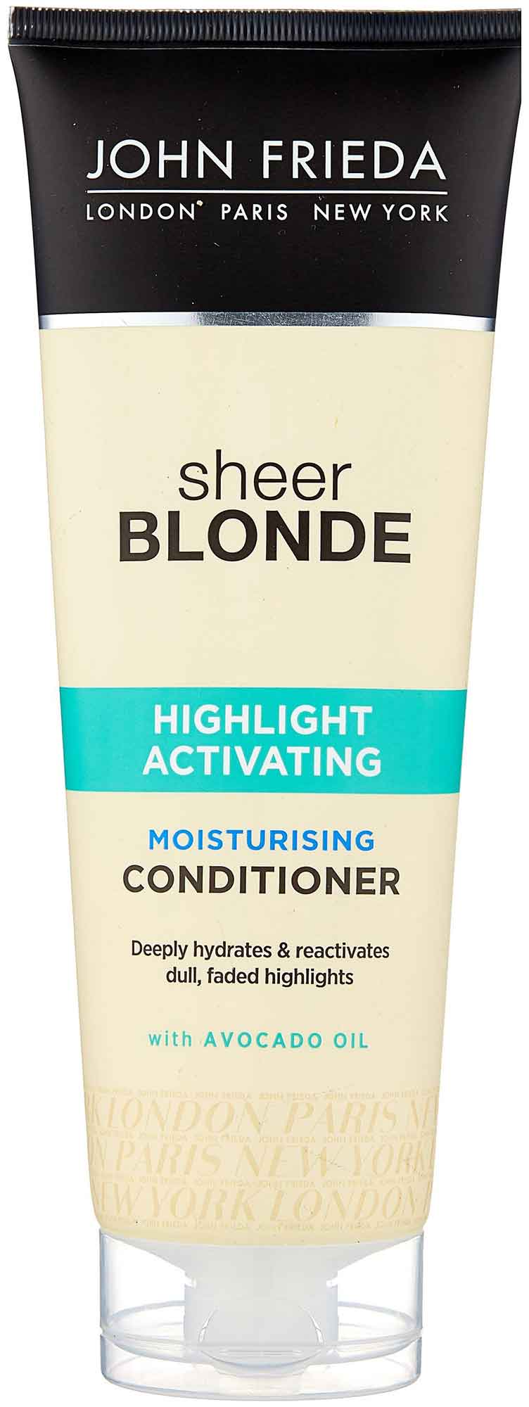 Увлажняющий активирующий кондиционер John Frieda Sheer Blonde для светлых волос 250 мл
Увлажняющий активирующий кондиционер John Frieda Sheer Blonde для светлых волос 250 мл