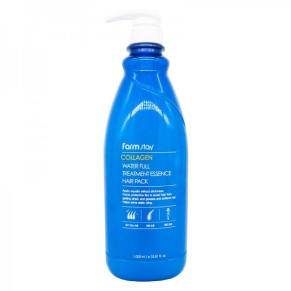 Маска для волос с коллагеном FarmStay Collagen Water Full Treatment Essence Hair Pack, 1000мл
Маска для волос с коллагеном FarmStay Collagen Water Full Treatment Essence Hair Pack, 1000мл