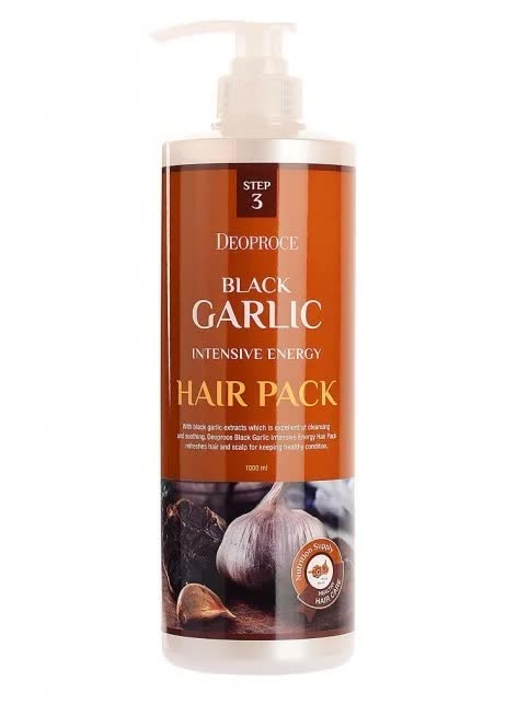 Маска для волос с экстрактом черного чеснока Deoproce Black Garlic Intensive Energy Hair Pack 1000мл
Маска для волос с экстрактом черного чеснока Deoproce Black Garlic Intensive Energy Hair Pack 1000мл