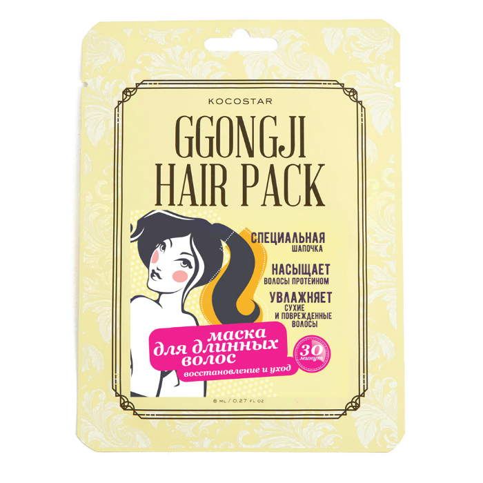 Kocostar Восстанавливающая маска для длинных волос, 8 мл
Kocostar Восстанавливающая маска для длинных волос, 8 мл