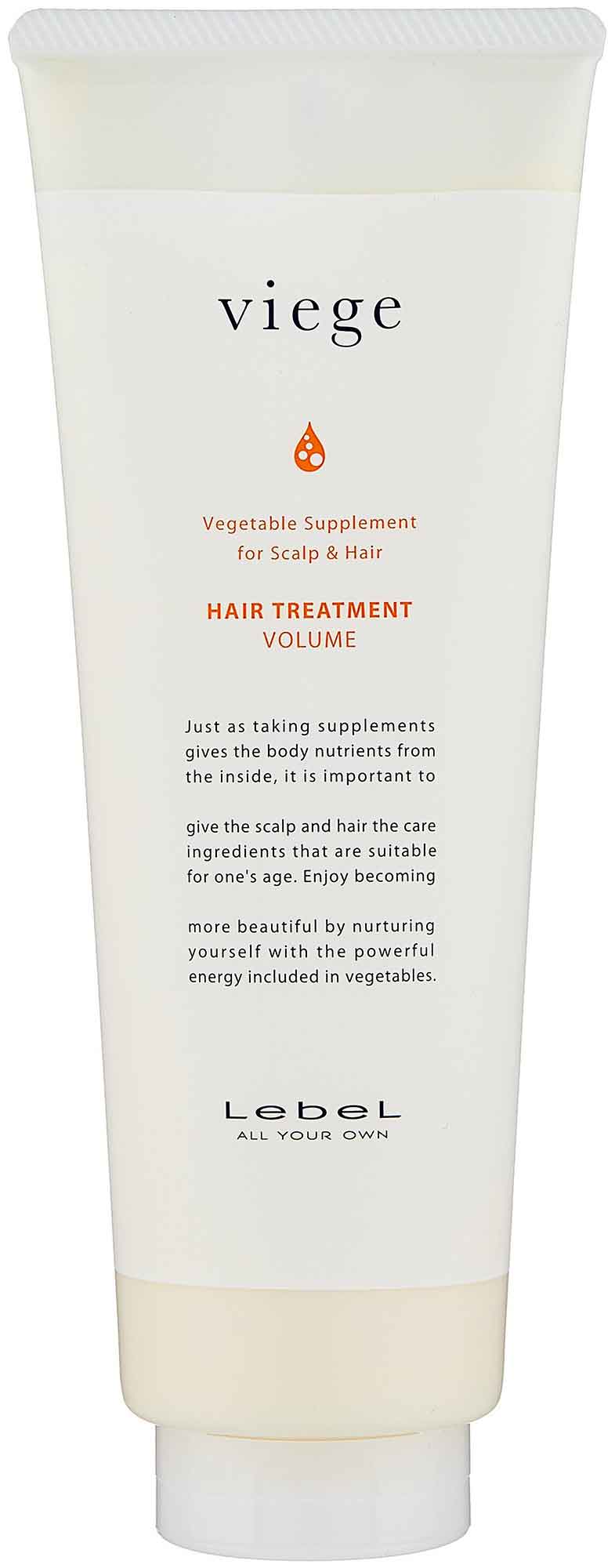 Маска для объема волос Lebel viege Treatment Volume 240mL
Маска для объема волос Lebel viege Treatment Volume 240mL