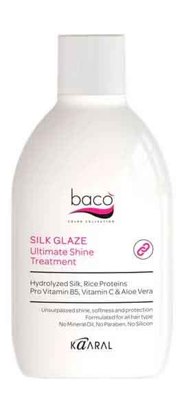Интенсивная шелковая реконструкция (лосьон) KAARAL Baco Silk Glaze Ultimate Shine Treatment. 250 мл
Интенсивная шелковая реконструкция (лосьон) KAARAL Baco Silk Glaze Ultimate Shine Treatment. 250 мл