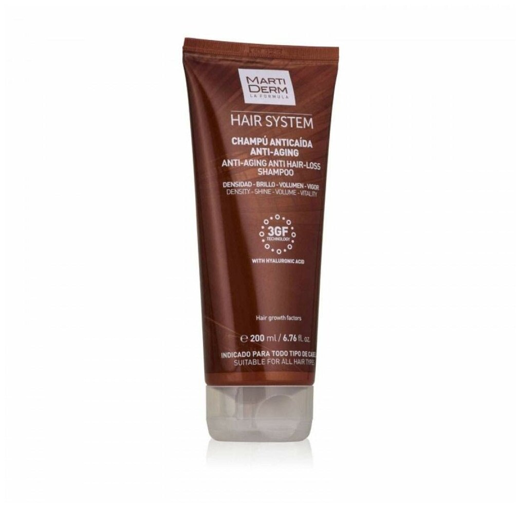 Шампунь против выпадения волос Martiderm Hair System "Анти-эйдж" 200 мл
Шампунь против выпадения волос Martiderm Hair System "Анти-эйдж" 200 мл
