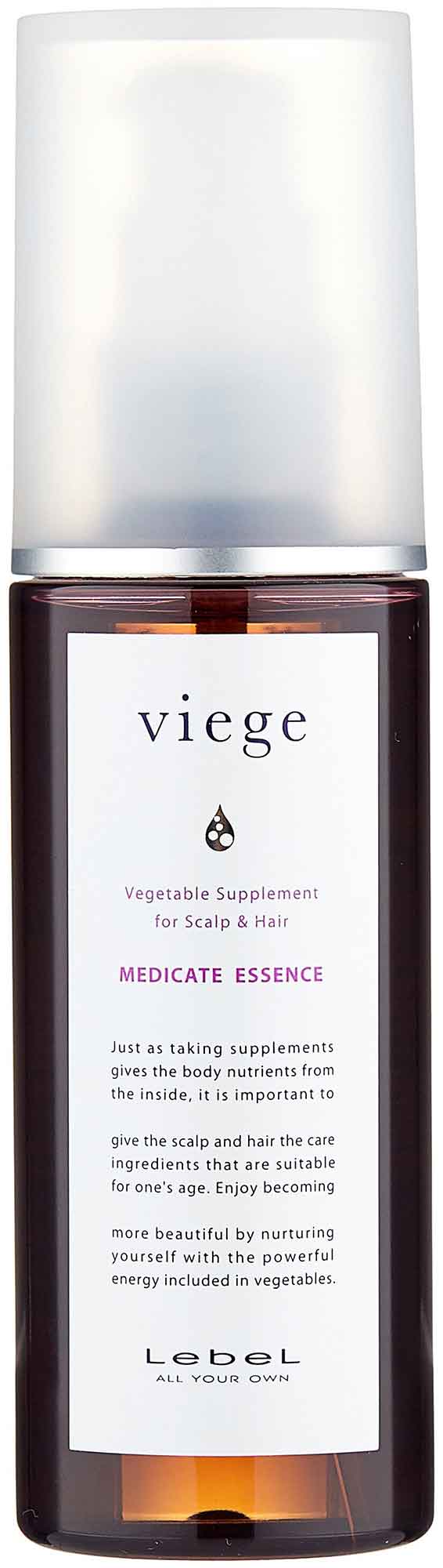 Эссенция для роста волос Lebel viege Medicate Essence 100mL
Эссенция для роста волос Lebel viege Medicate Essence 100mL