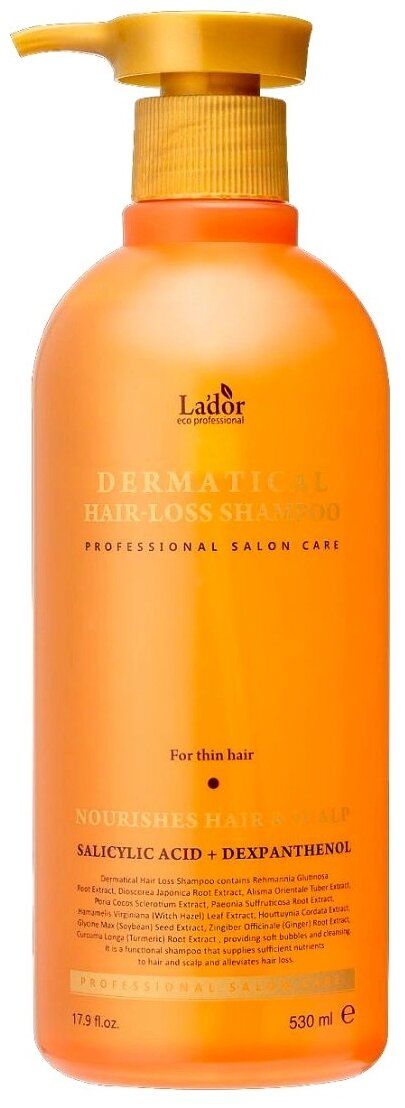 Шампунь от выпадения тонких волос Lador Dermatical hair-loss shampoo 530 мл
Шампунь от выпадения тонких волос Lador Dermatical hair-loss shampoo 530 мл