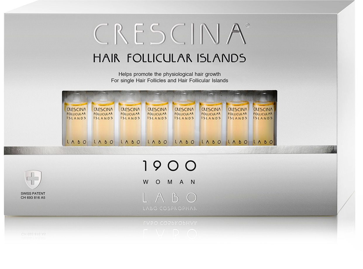 Лосьон для стимуляции роста волос для женщин №40 Crescina Follicular Islands 1900
Лосьон для стимуляции роста волос для женщин №40 Crescina Follicular Islands 1900